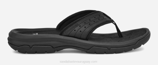 Teva 484R396 verdadero negro flip langdon para hombre