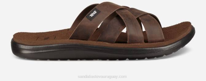 Teva 484R141 jarra Chanclas Voya de piel para hombre