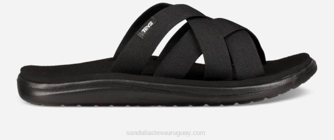 Teva 484R153 negro tobogán voya para hombre
