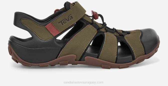Teva 484R385 oliva oscuro pedernal de los hombres