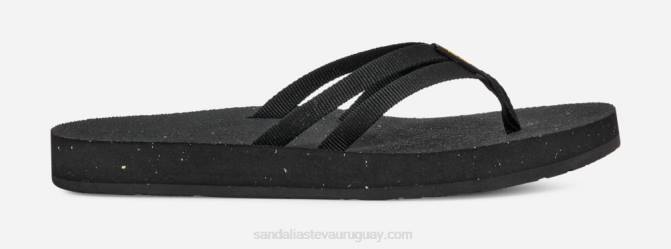 Teva 484R114 negro tiras reflip mujer