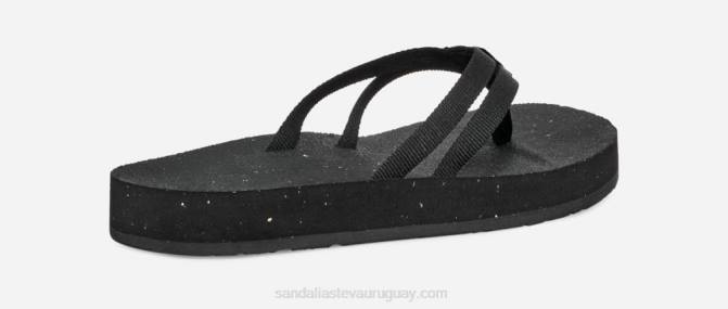 Teva 484R114 negro tiras reflip mujer