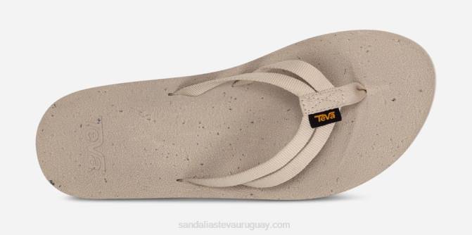 Teva 484R115 pluma gris tiras reflip mujer
