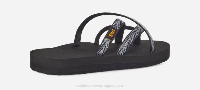 Teva 484R44 palmas negro/blanco olowahu de mujer