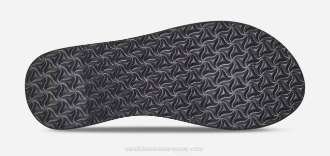 Teva 484R44 palmas negro/blanco olowahu de mujer