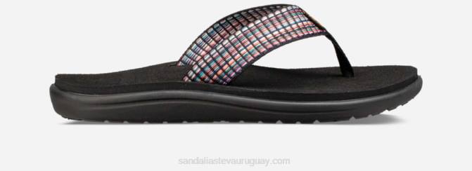 Teva 484R55 calle bar multi negro flip voya mujer