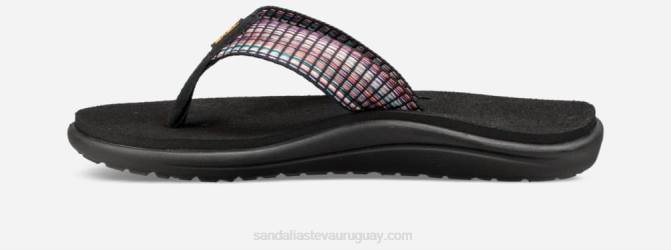 Teva 484R55 calle bar multi negro flip voya mujer