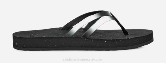 Teva 484R92 aura negra/blanca de mujer reflip strappy gradiate