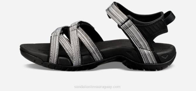 Teva 484R18 negro/blanco multicolor tira de mujer