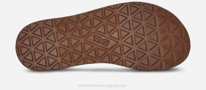 Teva 484R52 marrón/abedul plataforma plana universal para mujer