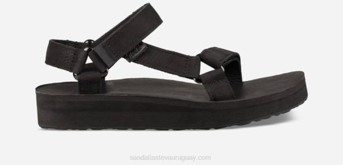 Teva 484R78 negro cuero universal mujer midform