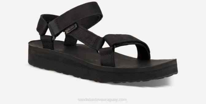 Teva 484R78 negro cuero universal mujer midform