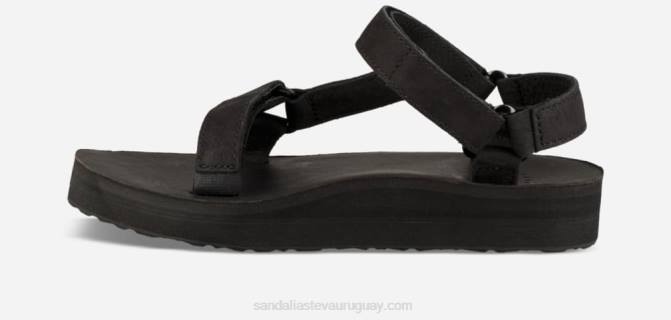 Teva 484R78 negro cuero universal mujer midform