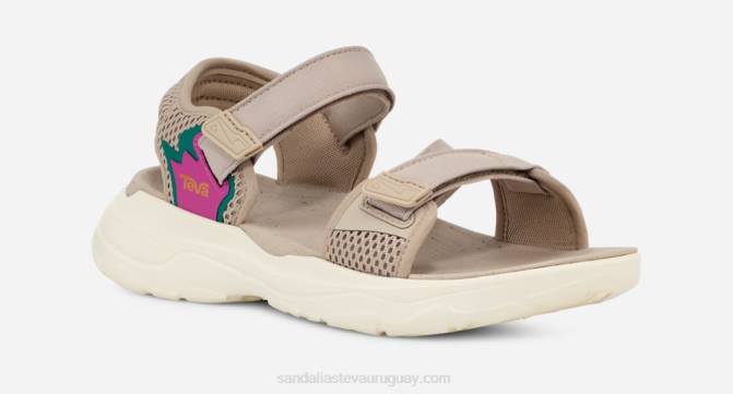 Teva 484R88 pluma gris zymic de mujer